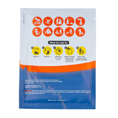 Pack de chauffe-corps TakeHot (20 pièces)